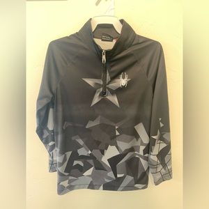 Spyder boy’s quarter-zip pullover-size 10/12